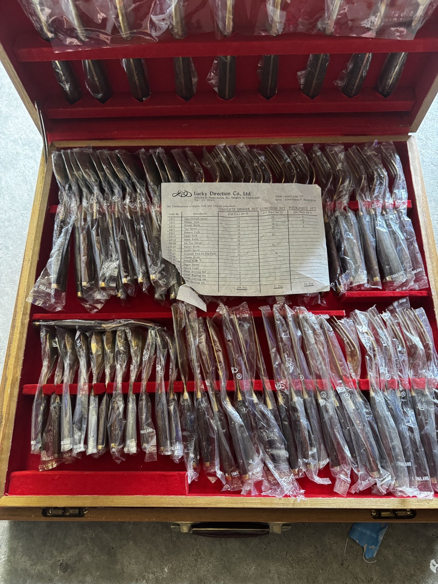 Nickel Bronze Full Silverware Set