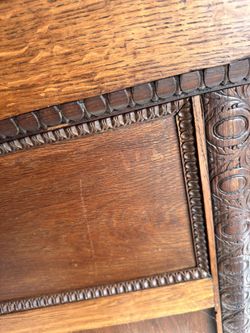 Antique Full Bed Headboard And Footboard