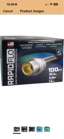 Rapid Flo 100ft Garden Hose 5/8in