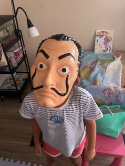 Costume Money Heist Mask Only
