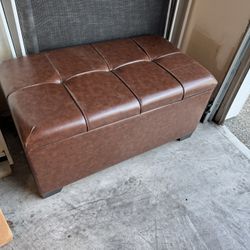 Faux Leather Trunks/ottomans