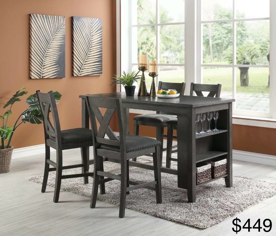 Counter Height Dining Table Set 