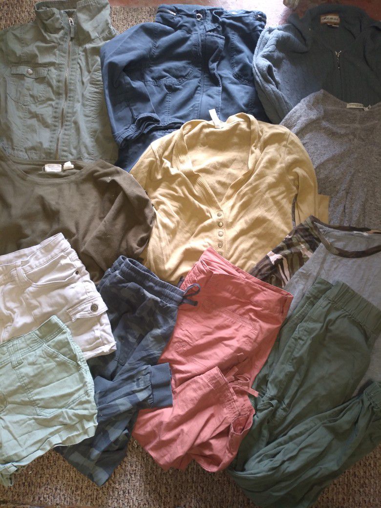 Womens Clothing Bundle Size Large 12/14 Twelve Pieces