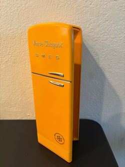 Champagne Retro Style Refrigerator