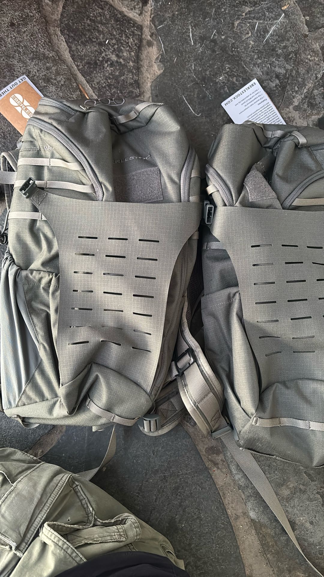 EBELESTOCK BANDIT BACK PAC S New With Tags ($70 each)