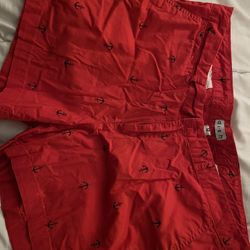 Dash Red Anchors Shorts Sz 12