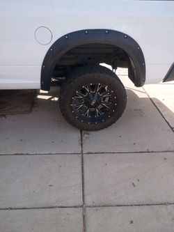 Ram 2500 or 3500 Chevy 2500 or 3500 tires & wheels for trade