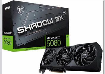 MSI - NVIDIA GeForce GeForce RTX 5080 16G SHADOW 3X OC