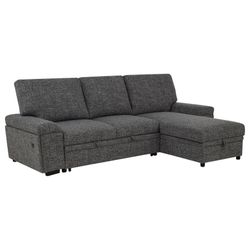 Demi Sleeper Sectional + Built-In Speaker | Brand New | Gray or Dark Gray | Ships to Your Door