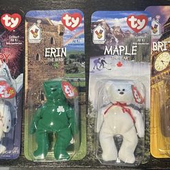 McDonald's International Bears Beanie Babies