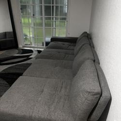 Gray Sofa  4 Pieces 