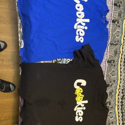 Cookies Brand. Black,yellow,&white. Blue&white