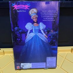 Disney's Sparkle Eyes Cinderella Doll #14789 New NIB 1995 Mattel 