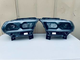 2021-2025 Dodge Durango Left & Right Base LED Black Bezel Headlight OEM (318-19)