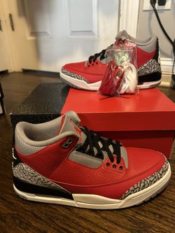 Jordan 3 Red Cement *Size 9.5