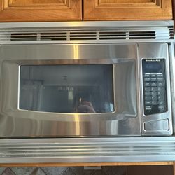 KitchenAid Stainless Steel Built-In Microwave – Great Condition
