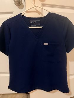 💙XS/P Navy Catarina Figs scrub top