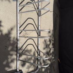 Silver Bike Rack (Holds 3 Bikes) 