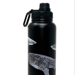DiscoverSharks Stainless Reusable
Waterbottle Keep 43h Cold/12h Hot (1,
DSWB, Round, 25, Fluid Ounces) (Black
(40oz)