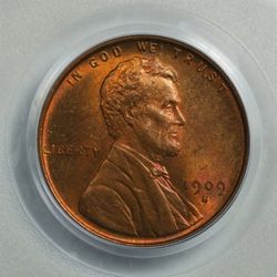 1909-S VDB 1C Lincoln Wheat Cent San Francisco Uncirculated

