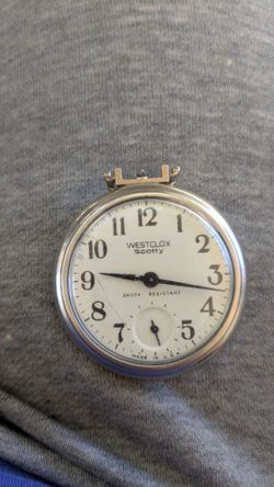 Vintage Westclox Scotty Pocket Watch