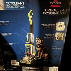 New In Box Bissell Turbo clean Power brush  Carpet / Upholstery Cleaner 