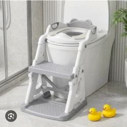 RUPOUN Adjustable Potty Training Seat with Step Stool – Anti-Slip Pad, Splash Guard for Boys & Girls
