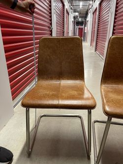 Leather chairs