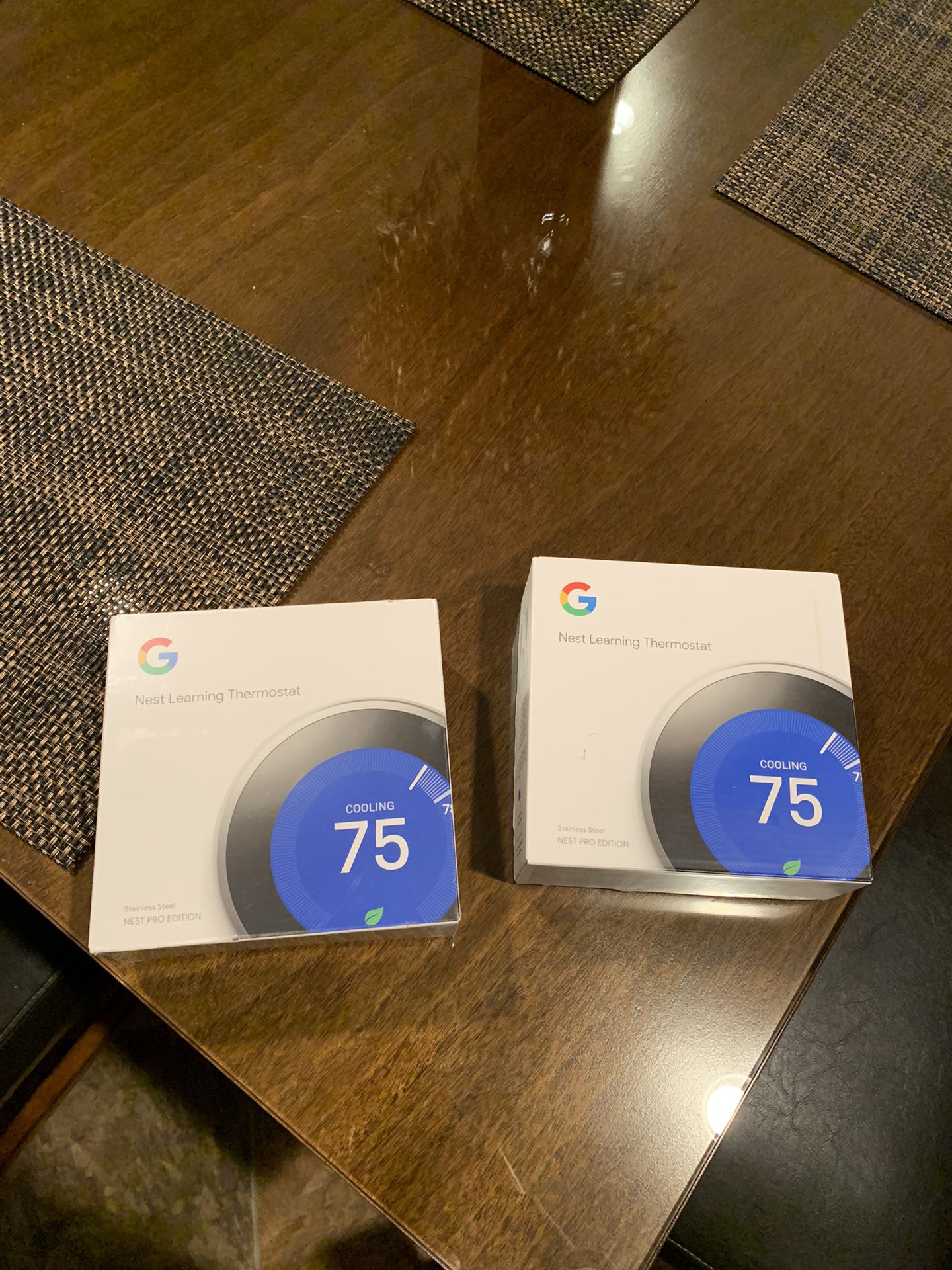 Google Nest Learning thermostat 3rd Gen [1 Sealed / 1 Open Box]