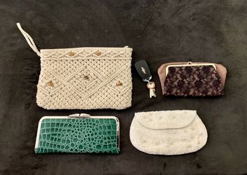 Four (4) Vintage Lady Clutches/Purses