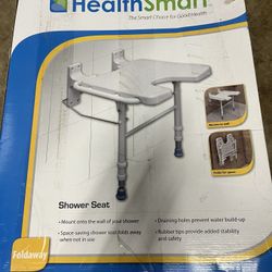 Wall Mount Shower Seat, New