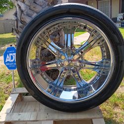 22 Universal Rims Took Them Off Of A Silverado