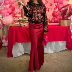 Women Sequins Top/Crop Top 