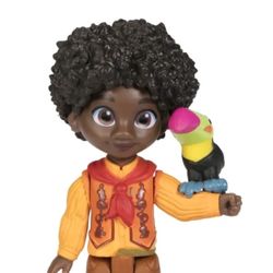 Disney ENCANTO ANTONIO MADRIGAL Figure Doll and PICO, the Cheeky Keel-Billed Toucan Bird Friend, JAKKS Toys.