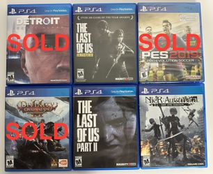 PS4 Games Lot – Top Titles (PES 2019 Sealed + More)