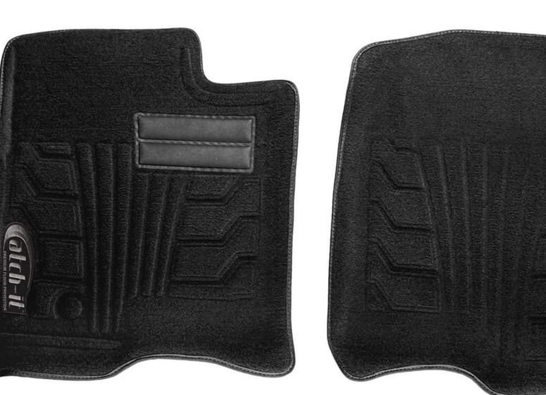 Lund 583030-B Catch-It Carpet Floor Mat - Front, Black/Ford F150 (2009-2014)