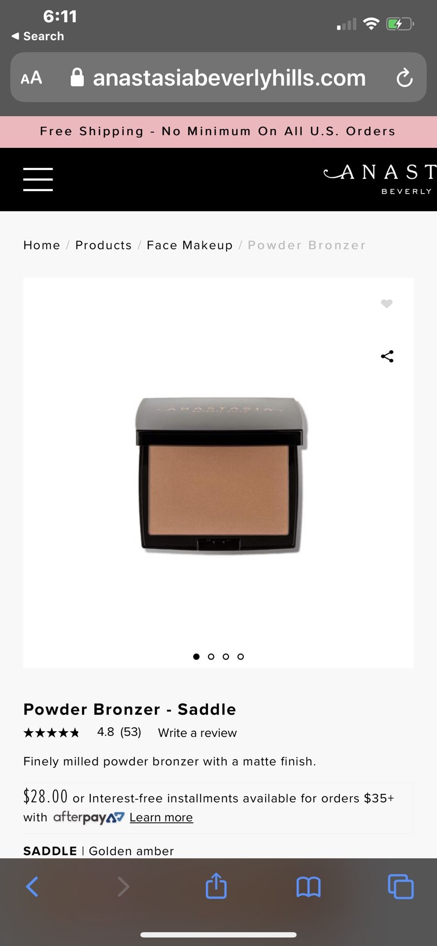 Anastasia Beverly Hills Bronzers in colors Saddle and Rich Amber