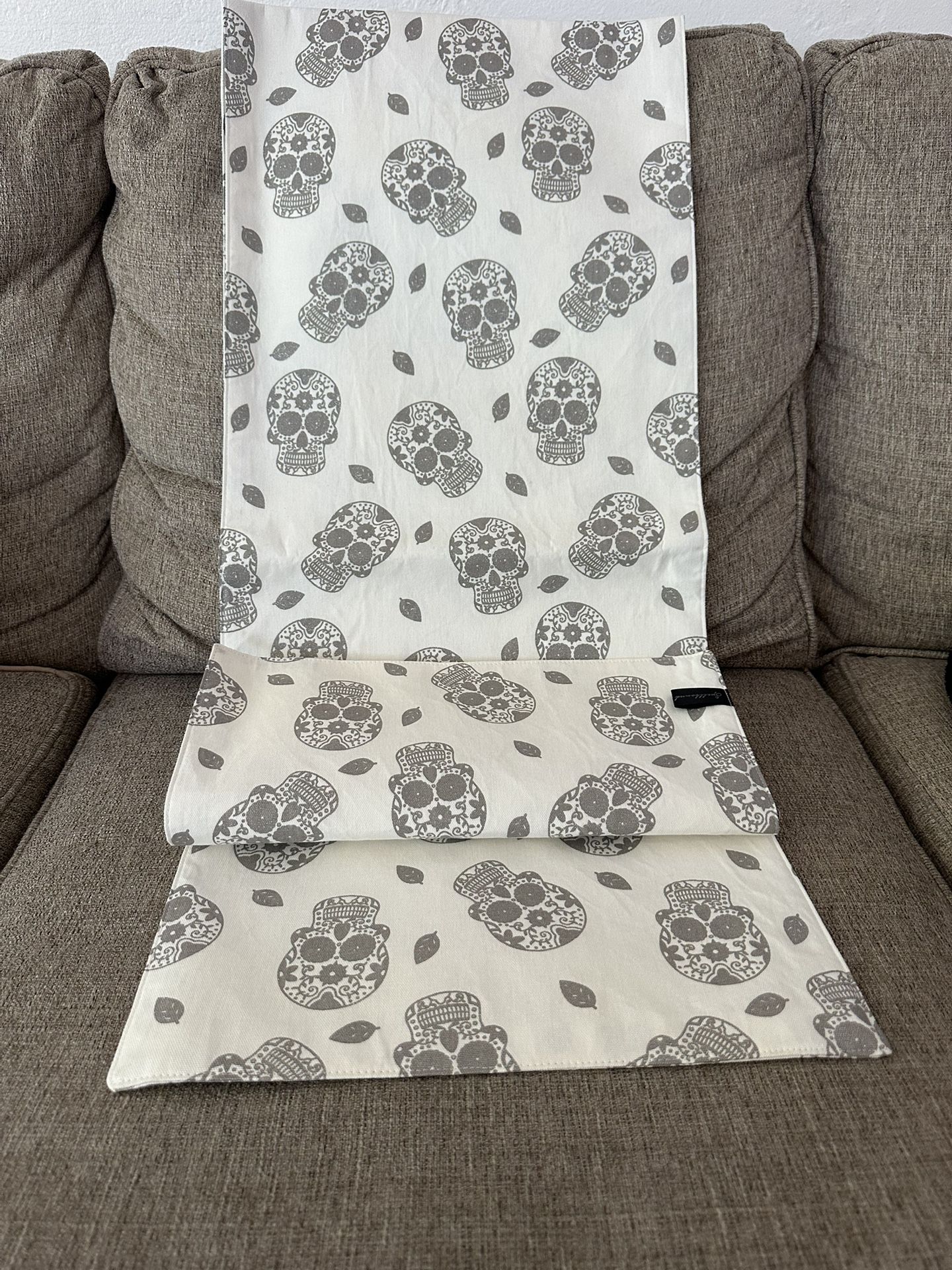 A Table Runner. Day Of The Dead Brand New
