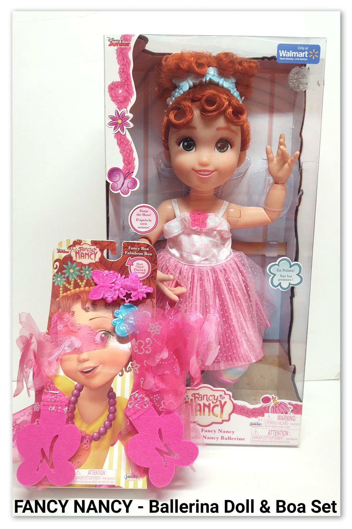 FANCY NANCY - Ballerina Doll & Boa Set
