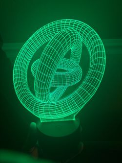 3D Illusion LED Night Light Lamp