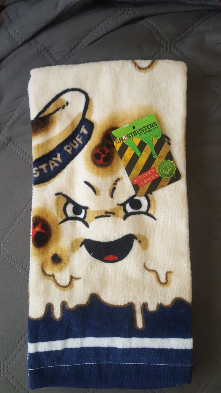 Ghost busters kitchen towel