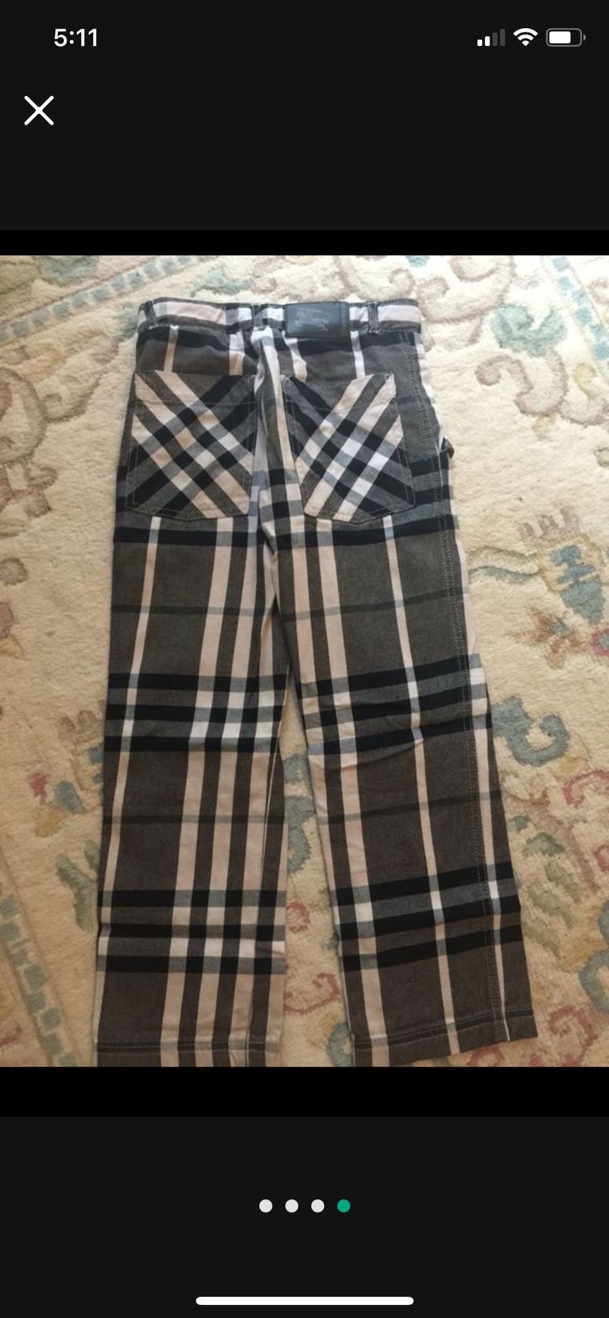 Authentic Burberry Boys Pant