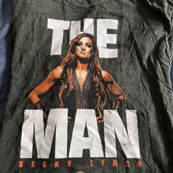 WWE Mineral Wash Becky Lynch The Man Shirt XXL
