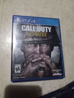 Ps4 CALL OF DUTY WWII VIDEO GAME