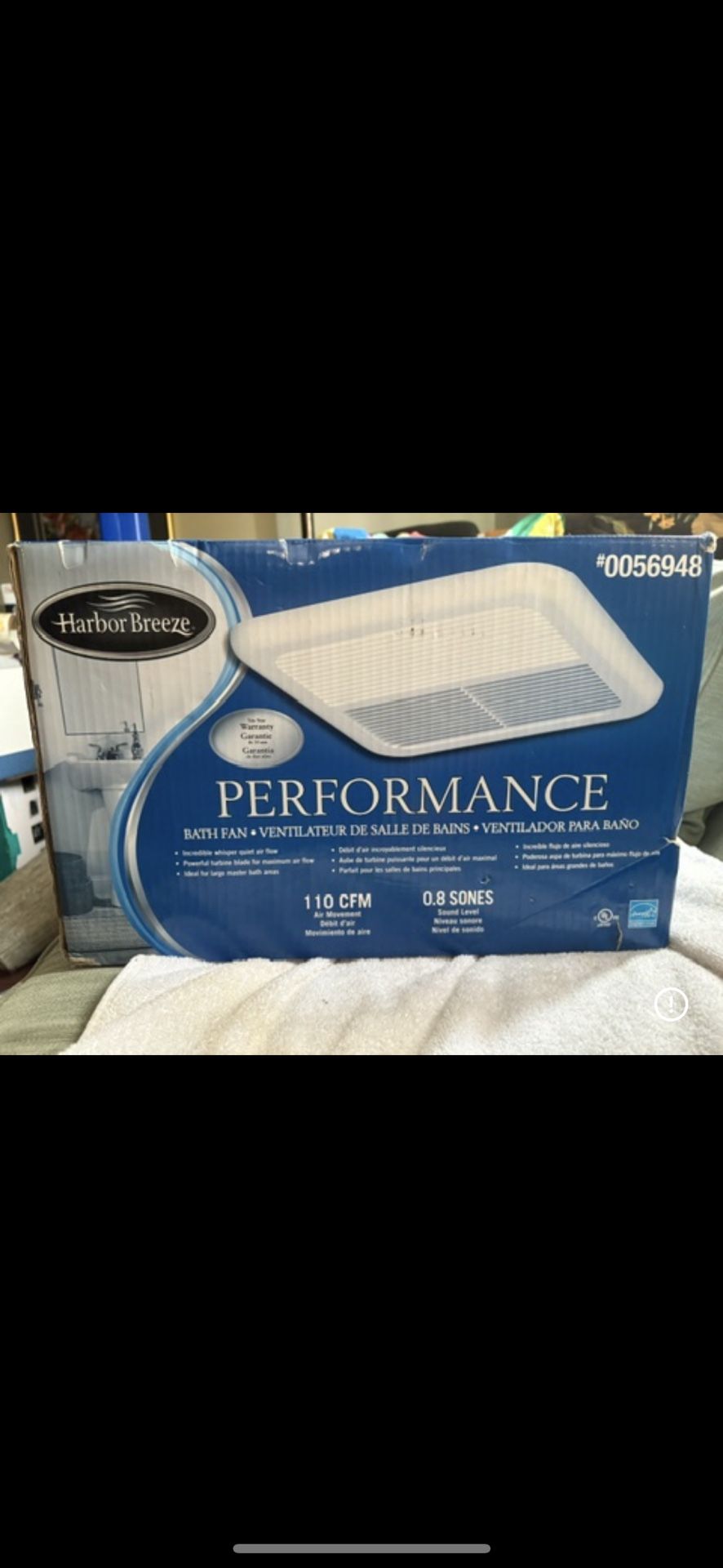 Bath Fan : Harbor Breeze New