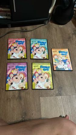 Five Family Guy DVDs