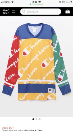 CHAMPION ALL OVER HOCKEY JERSEY SZ 44