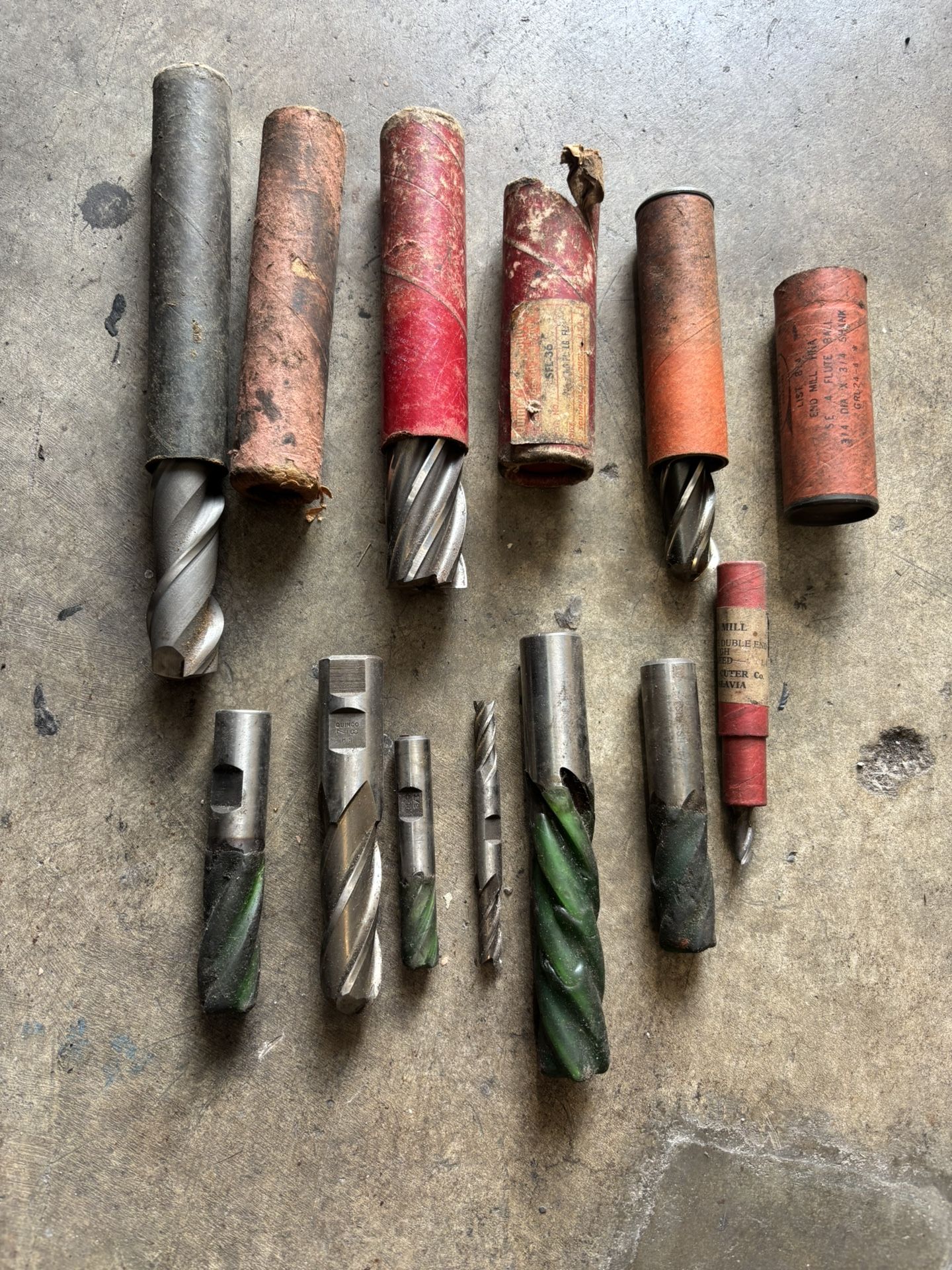End Mill drill, bits cutters, tooling all for $40