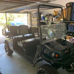 6 Seat EZ Go Golf Cart