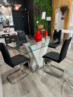 🔴Juego de comedor 63” x 35” pulgadas